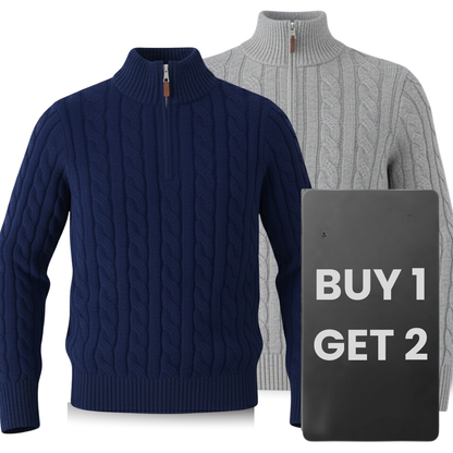Cashmere Cable Sweater (CLEARANCE) - Buy 1 Get 2